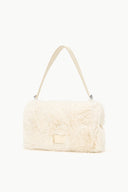 Image HARLOW FAUX FUR BAG | CREAM 3 of 7