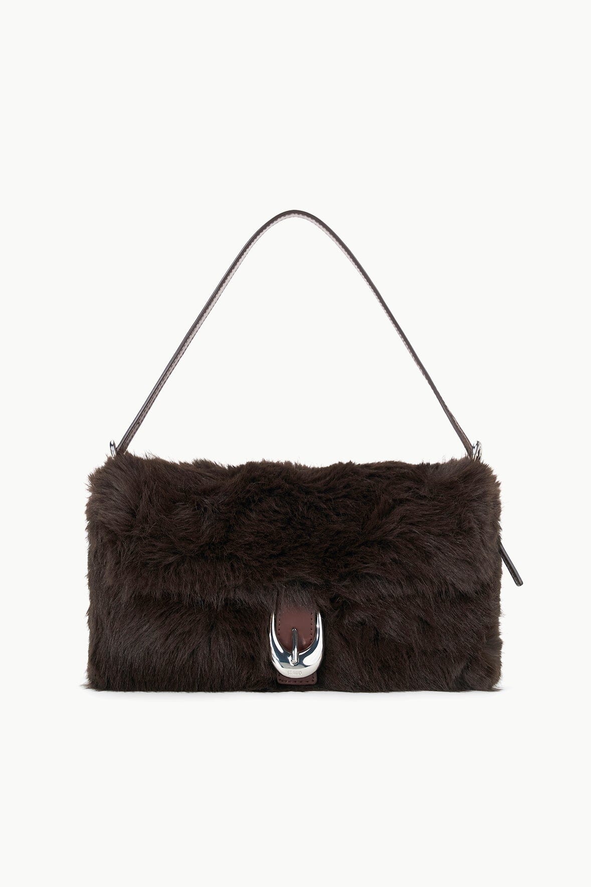 Image HARLOW FAUX FUR BAG | ESPRESSO 1 of 7 and Clicking this image will trigger a zoom pop-up