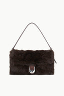 Image HARLOW FAUX FUR BAG | ESPRESSO 1 of 7