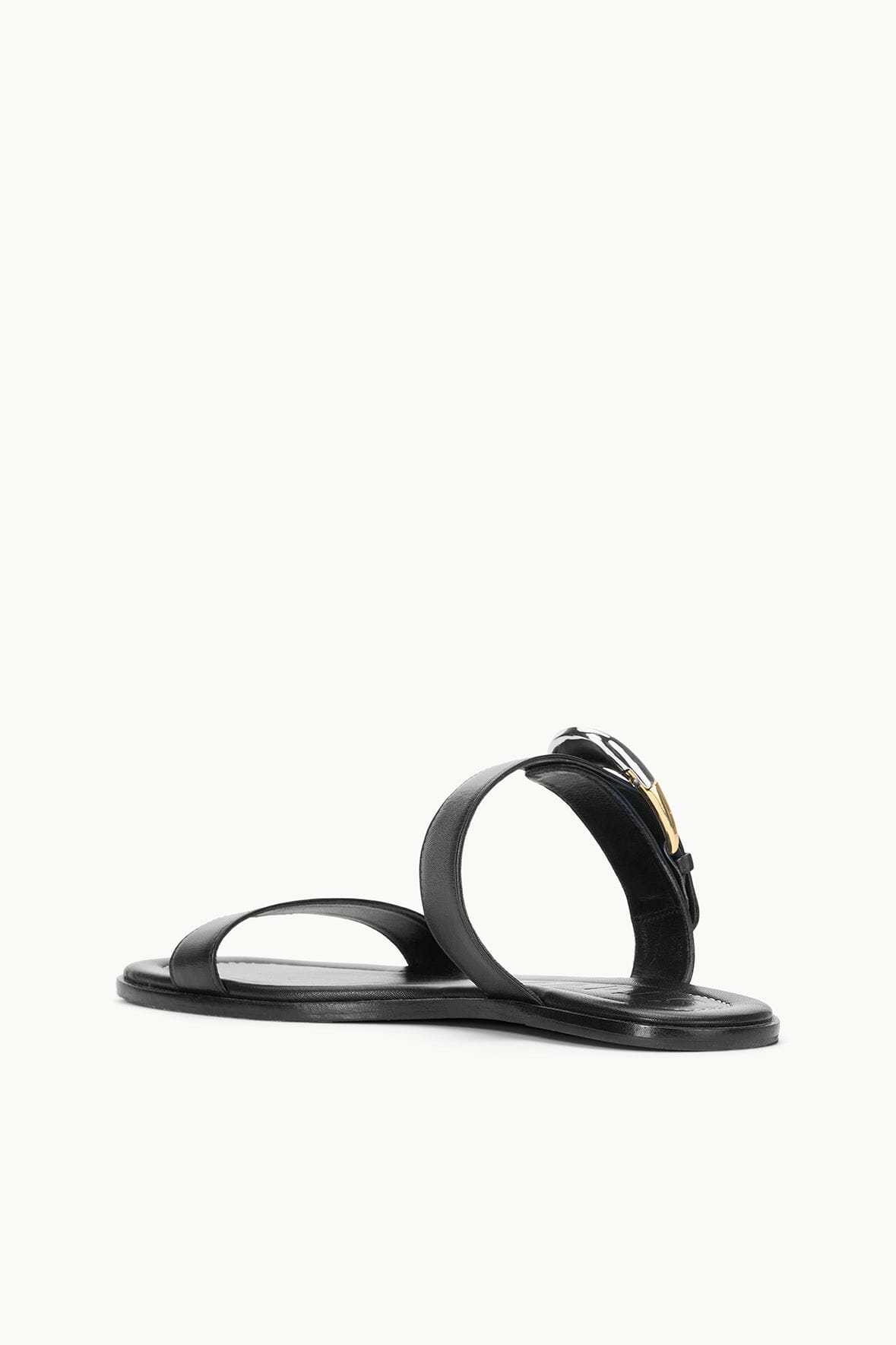 Image HARLOW FLAT SANDAL | BLACK 4 of 6 and Clicking this image will trigger a zoom pop-up