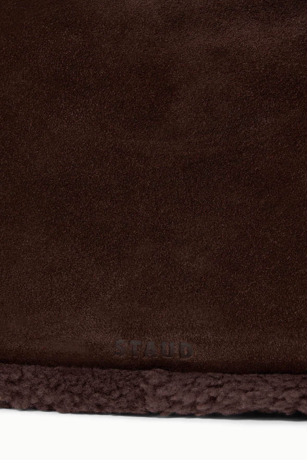Image HARLOW MEDIUM BAG | ESPRESSO SHEARLING 5 of 8 and Clicking this image will trigger a zoom pop-up