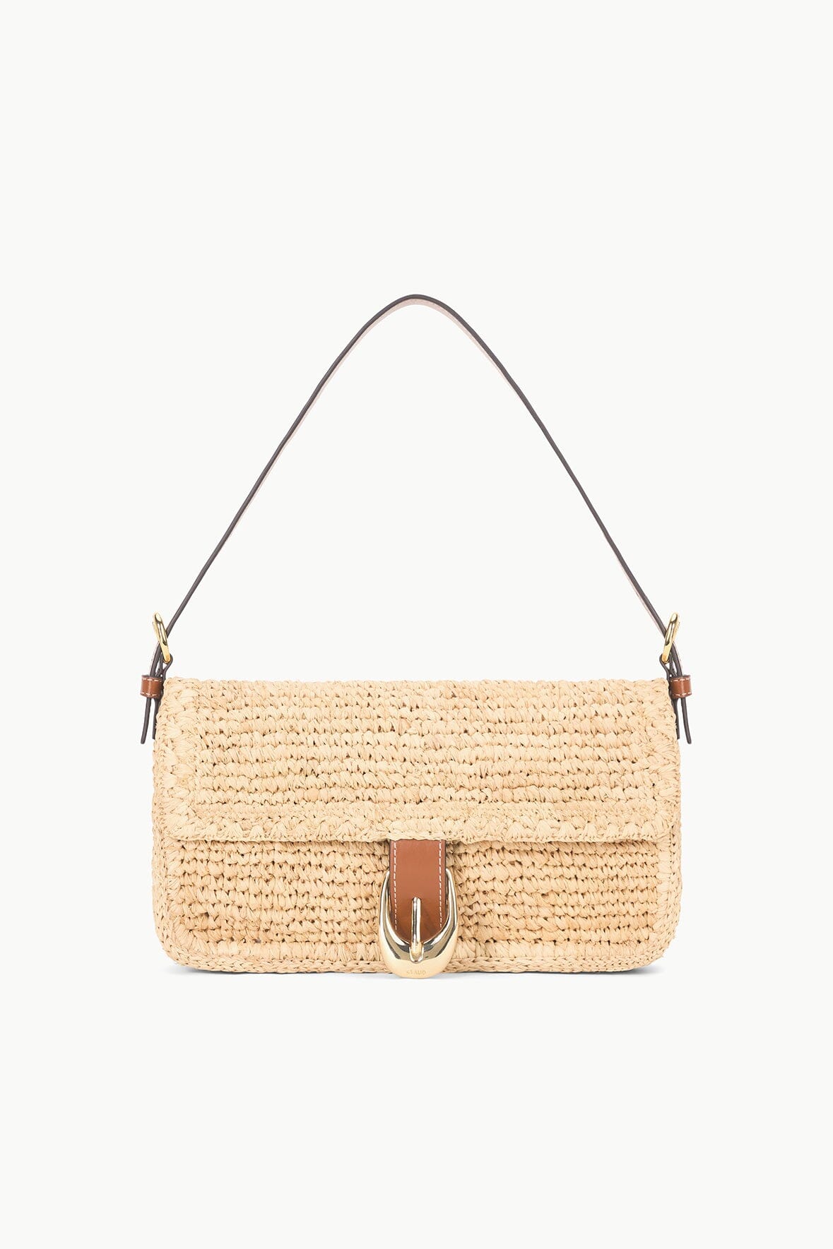 Image HARLOW RAFFIA BAG | NATURAL TAN 1 of 6 and Clicking this image will trigger a zoom pop-up