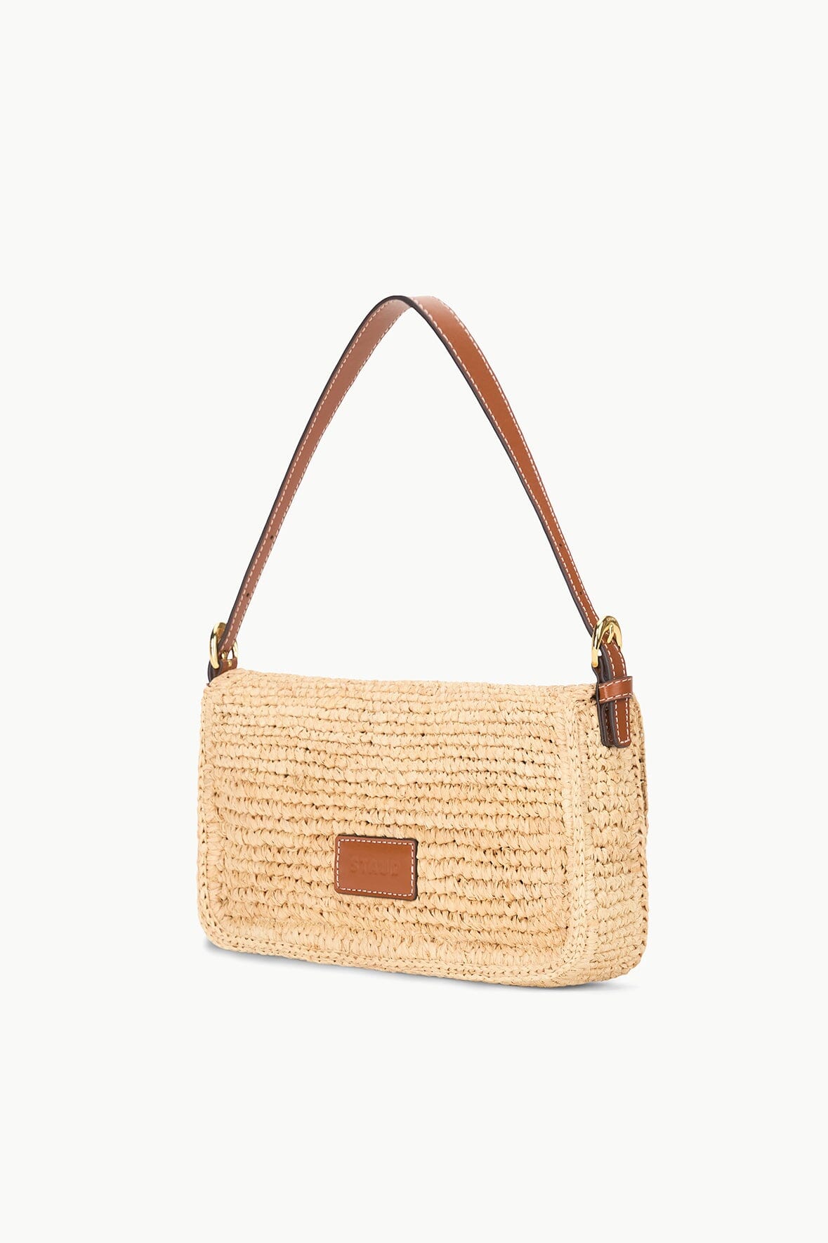 Image HARLOW RAFFIA BAG | NATURAL TAN 3 of 6 and Clicking this image will trigger a zoom pop-up