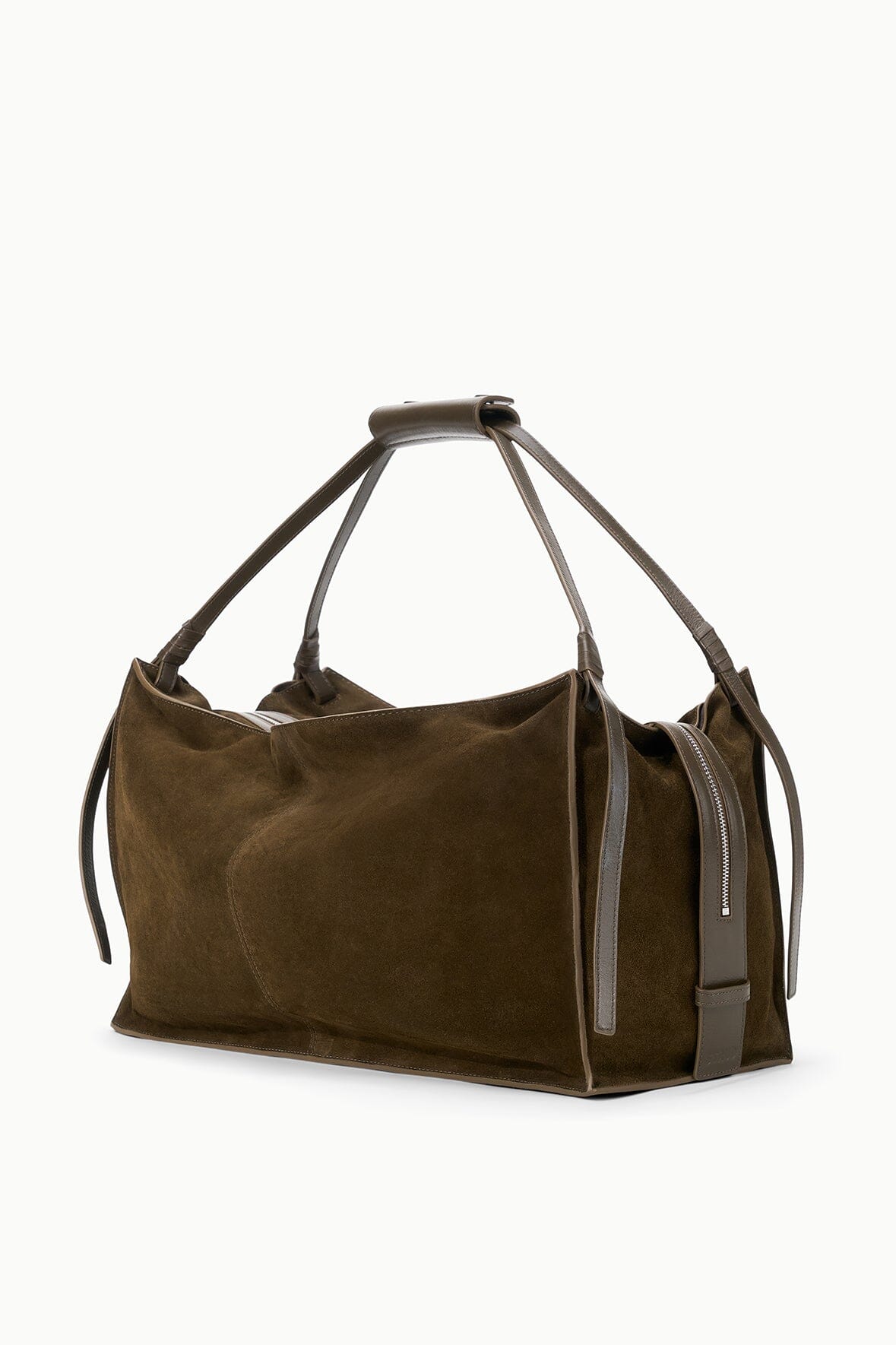 Image LARGE HAROLD BAG | TRUFFLE SUEDE 3 of 7 and Clicking this image will trigger a zoom pop-up