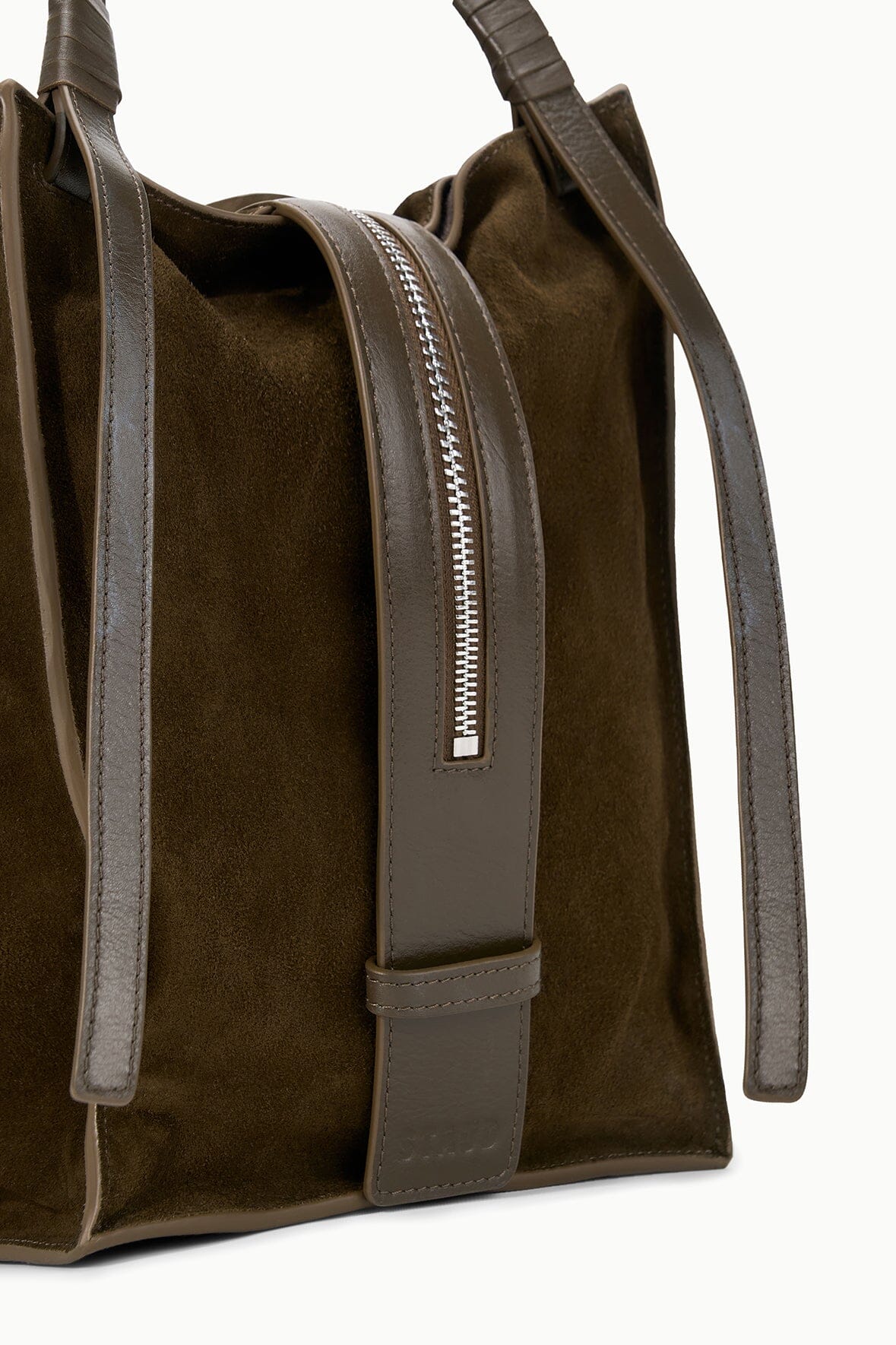 Image LARGE HAROLD BAG | TRUFFLE SUEDE 5 of 7 and Clicking this image will trigger a zoom pop-up