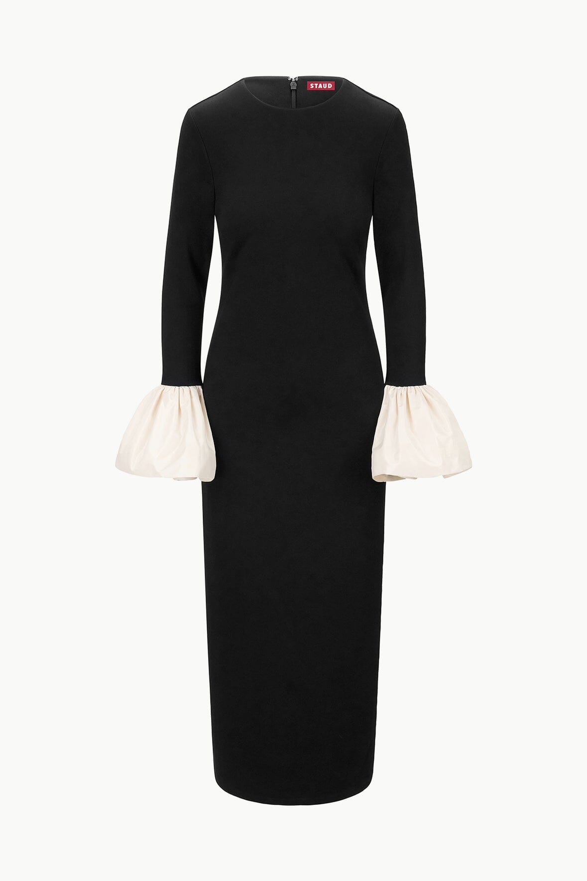 Image HAWTHORNE MAXI DRESS | BLACK IVORY 5 of 5 and Clicking this image will trigger a zoom pop-up