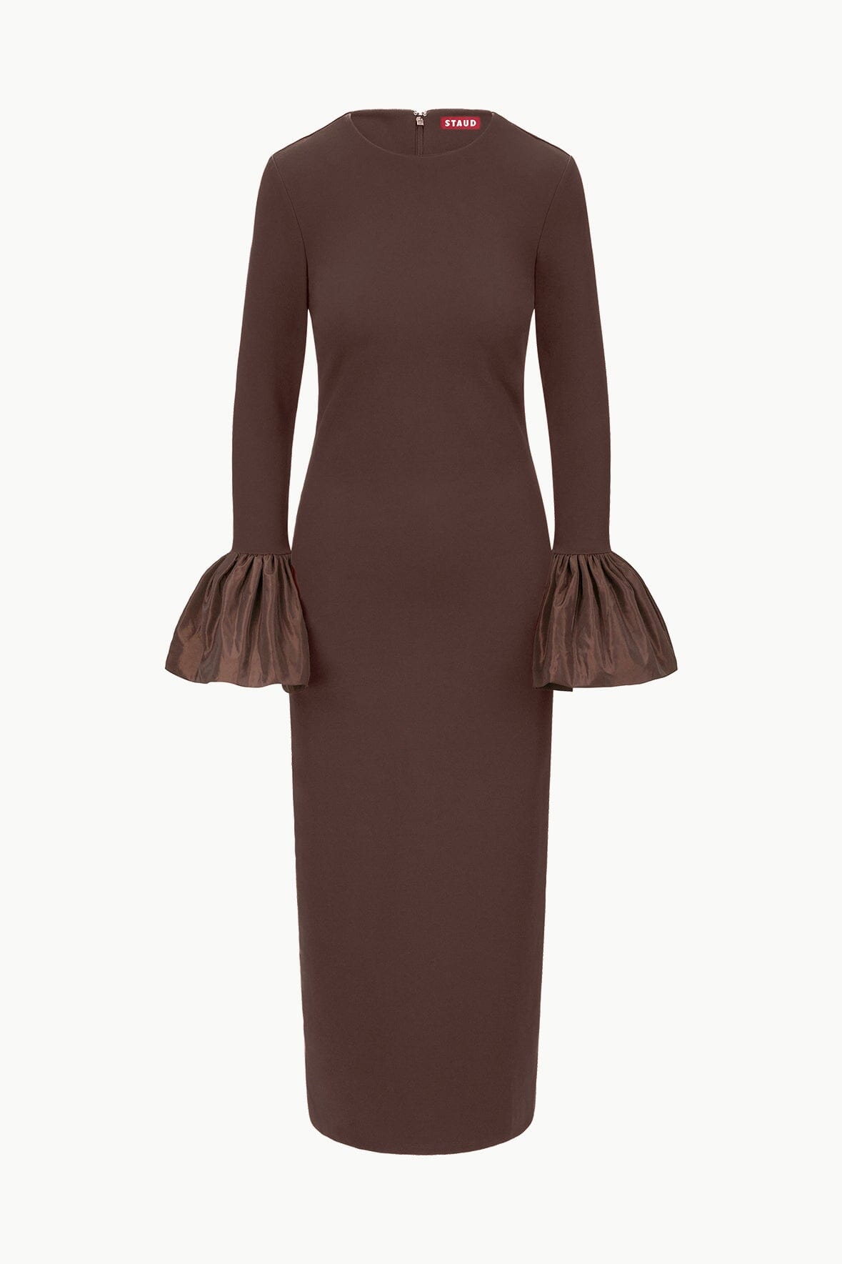 Image HAWTHORNE MAXI DRESS | DARK CHOCOLATE 5 of 5 and Clicking this image will trigger a zoom pop-up