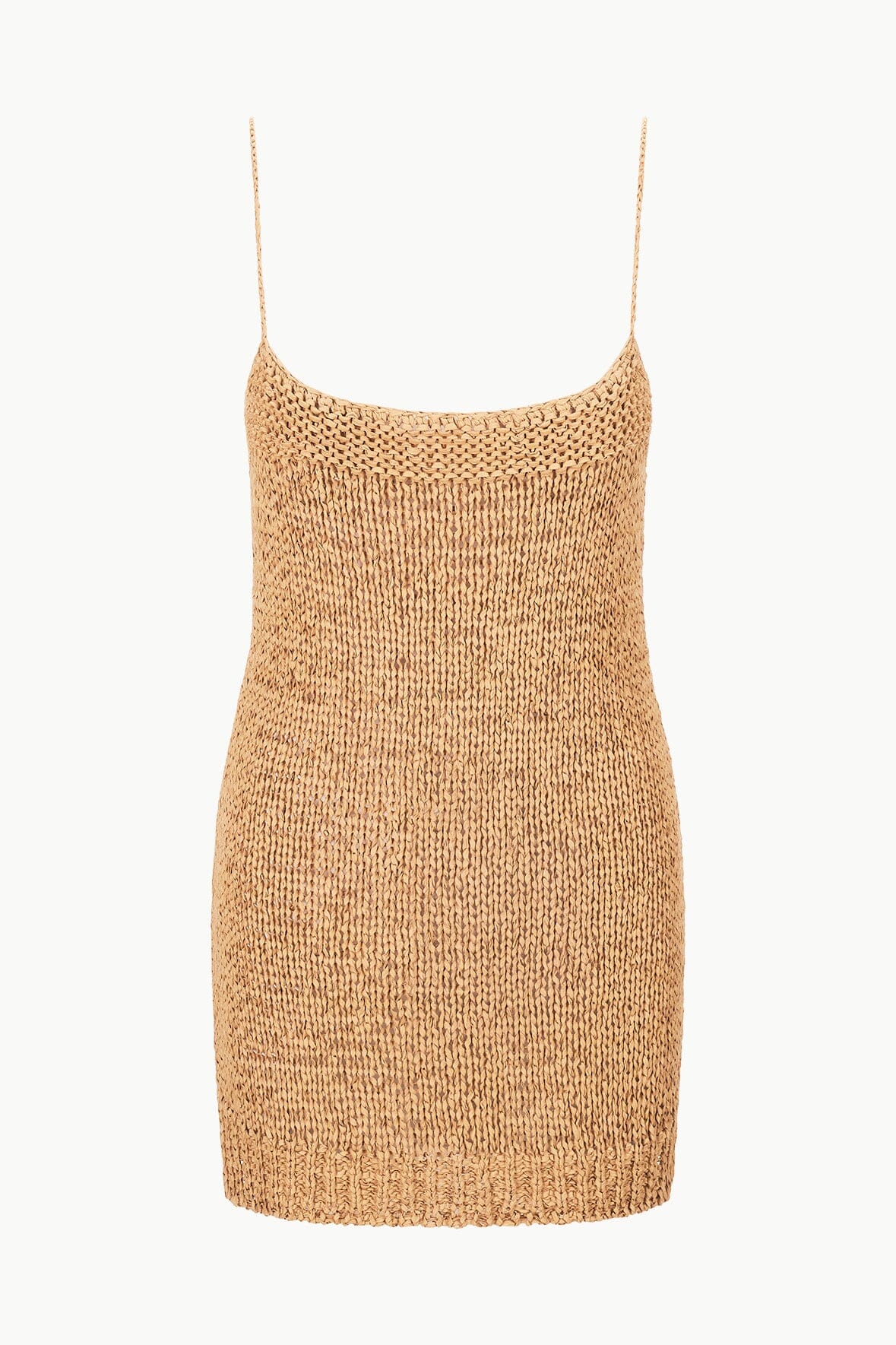 Image HAZE MINI DRESS | CAMEL 6 of 6 and Clicking this image will trigger a zoom pop-up