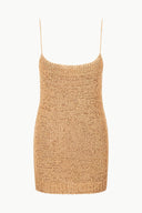 Image HAZE MINI DRESS | CAMEL 6 of 6