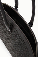 Image HESTER SATCHEL | ESPRESSO WOVEN LEATHER 7 of 7