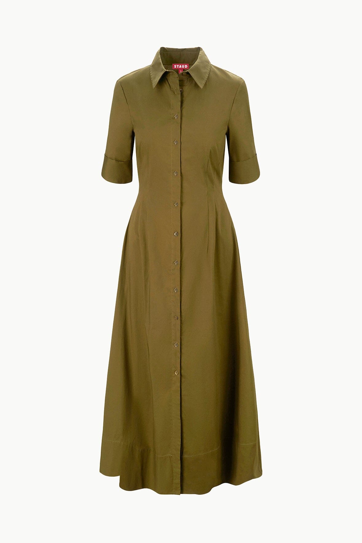 Image JOAN MAXI DRESS | SERGEANT GREEN 5 of 5 and Clicking this image will trigger a zoom pop-up