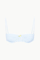 Image JO BALCONETTE BIKINI TOP | SKY MICRO CHECK 7 of 7