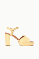 Image JODIE PLATFORM HEEL | NATURAL 1 of 7