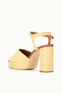 Image JODIE PLATFORM HEEL | NATURAL 6 of 7
