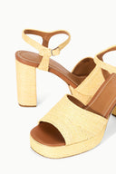 Image JODIE PLATFORM HEEL | NATURAL 5 of 7