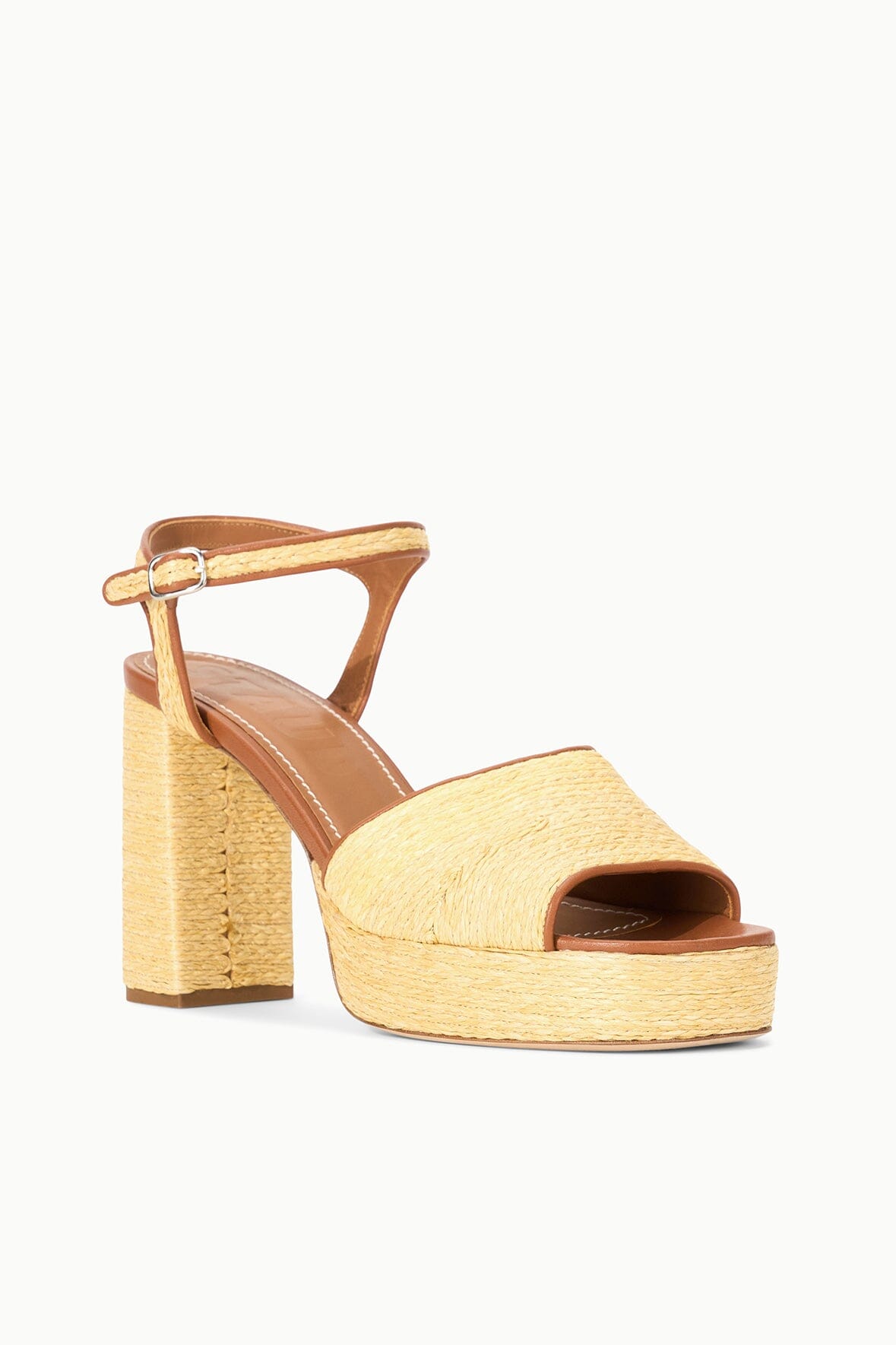 Image JODIE PLATFORM HEEL | NATURAL 3 of 7 and Clicking this image will trigger a zoom pop-up