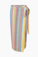 Image KAITLIN LINEN SKIRT | MARKET STRIPE 5 of 5