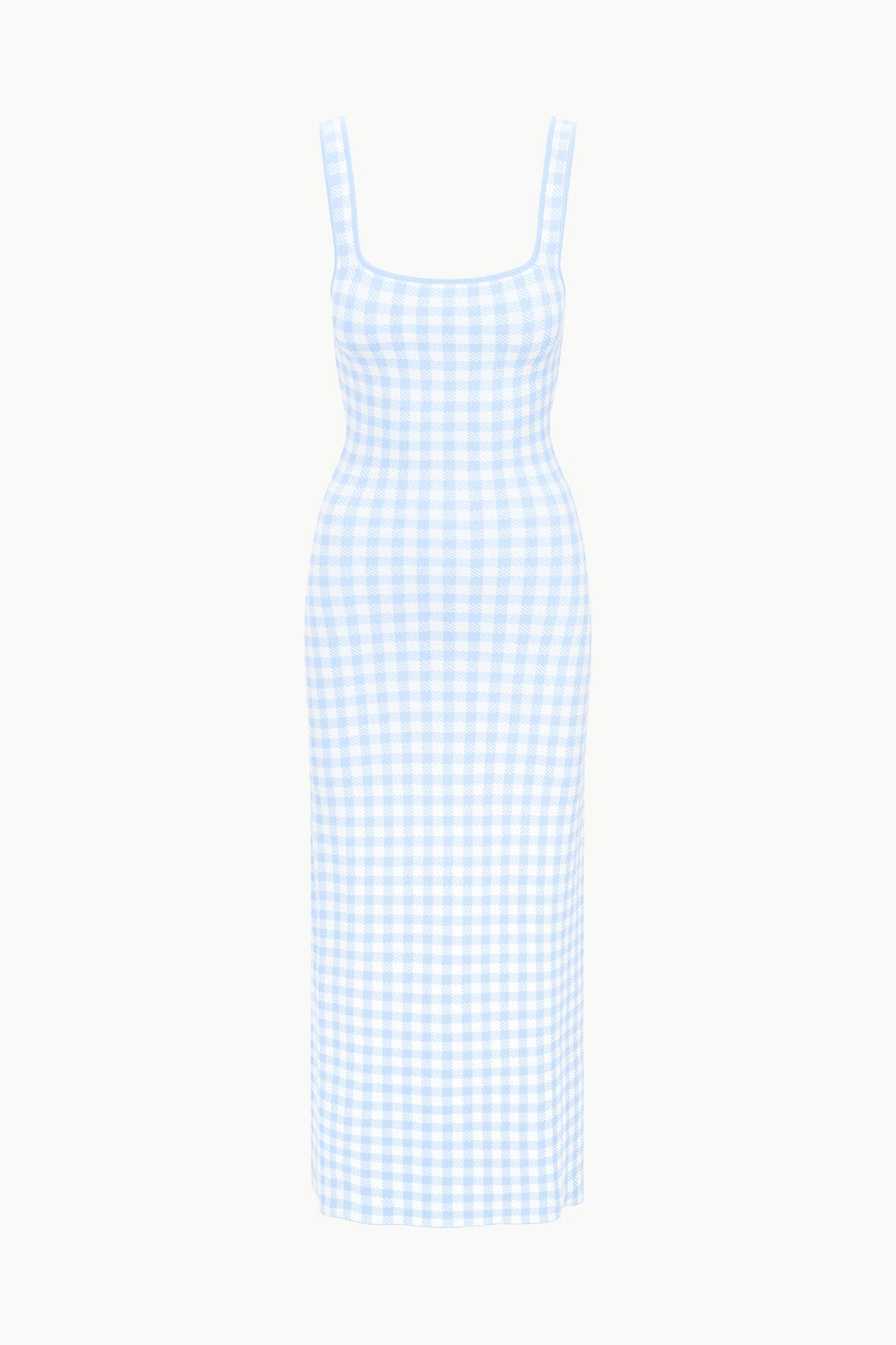 Image KATIE DRESS | SKY GINGHAM 5 of 5 and Clicking this image will trigger a zoom pop-up