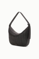 Image LARGE DEMY SHOULDER BAG | ESPRESSO WOVEN LEATHER 3 of 8