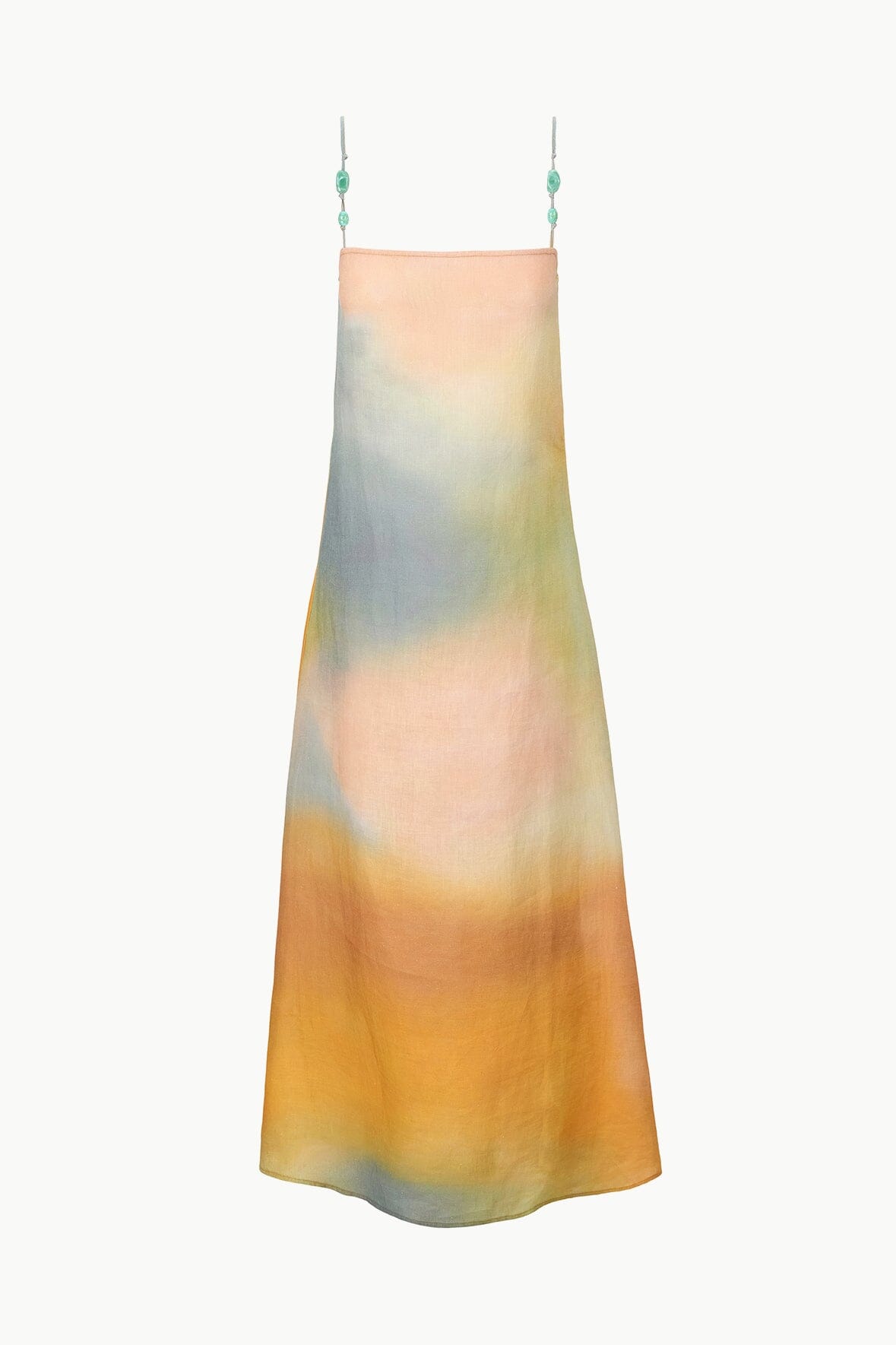 Image LAURA LINEN DRESS | PASTEL CLOUDS 6 of 6 and Clicking this image will trigger a zoom pop-up