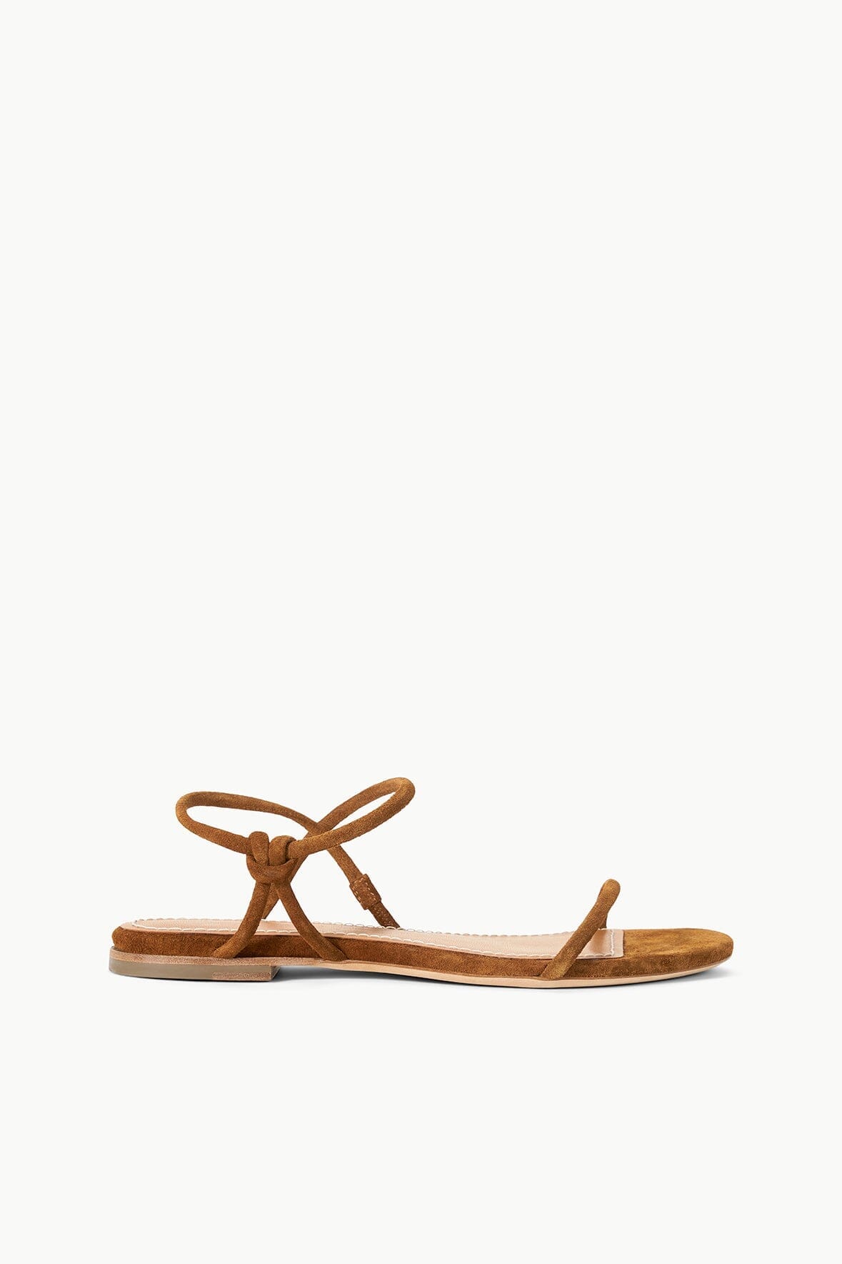 Image LAUREL SANDAL | TAN SUEDE 1 of 4 and Clicking this image will trigger a zoom pop-up