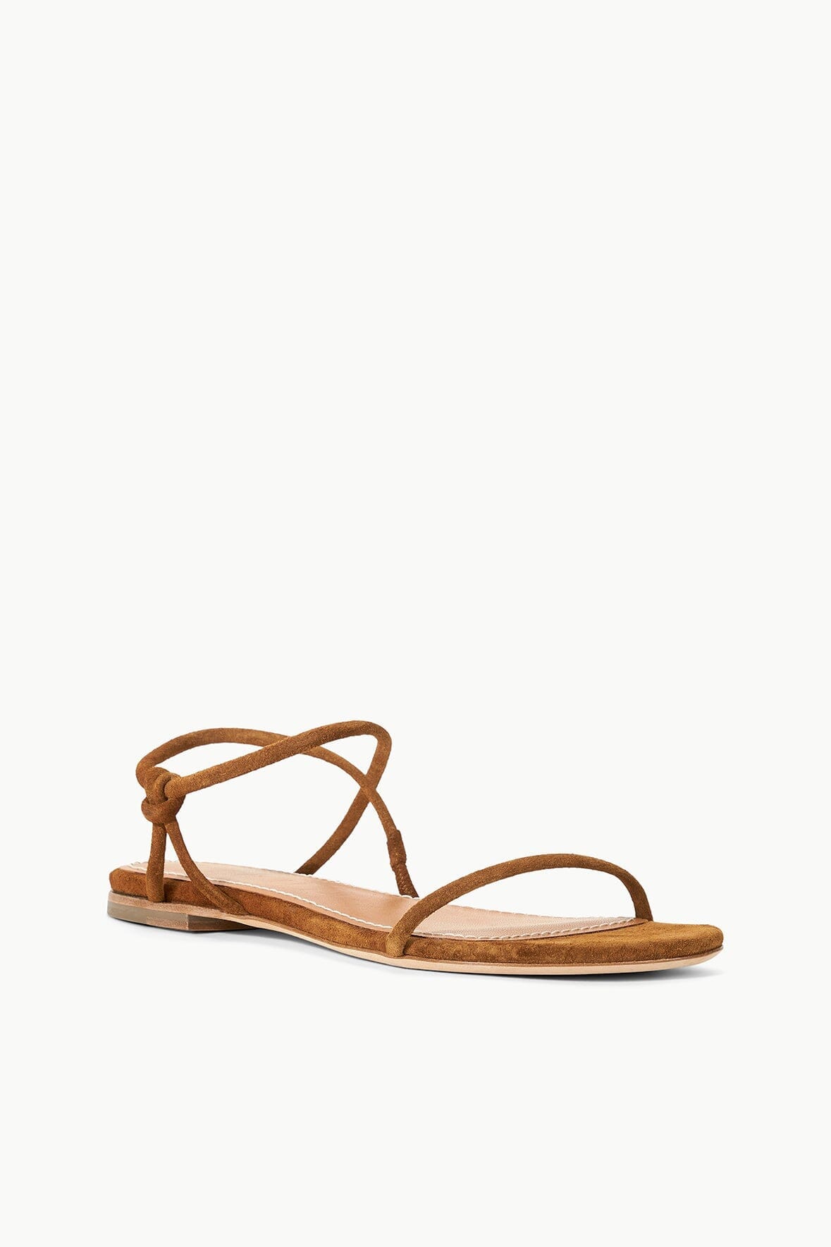 Image LAUREL SANDAL | TAN SUEDE 2 of 4 and Clicking this image will trigger a zoom pop-up