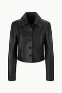 Image LEATHER MARINO JACKET | BLACK 6 of 6