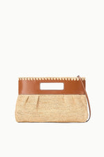 LENA CLUTCH | NATURAL TAN