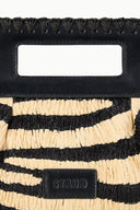 Image LENA CLUTCH | ZEBRA RAFFIA 6 of 6