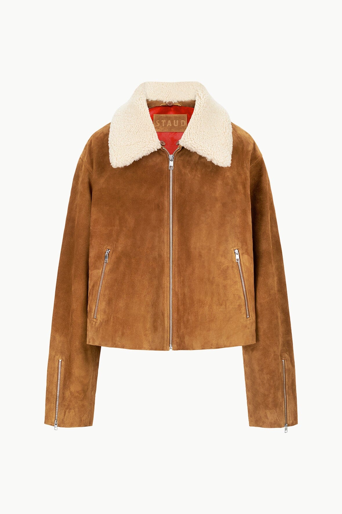 Image LENORA JACKET | TAN 6 of 6 and Clicking this image will trigger a zoom pop-up