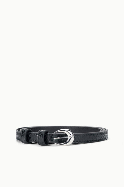 STAUD SLIM MOON BUCKLE BELT - 13MM BLACK display picture 2
