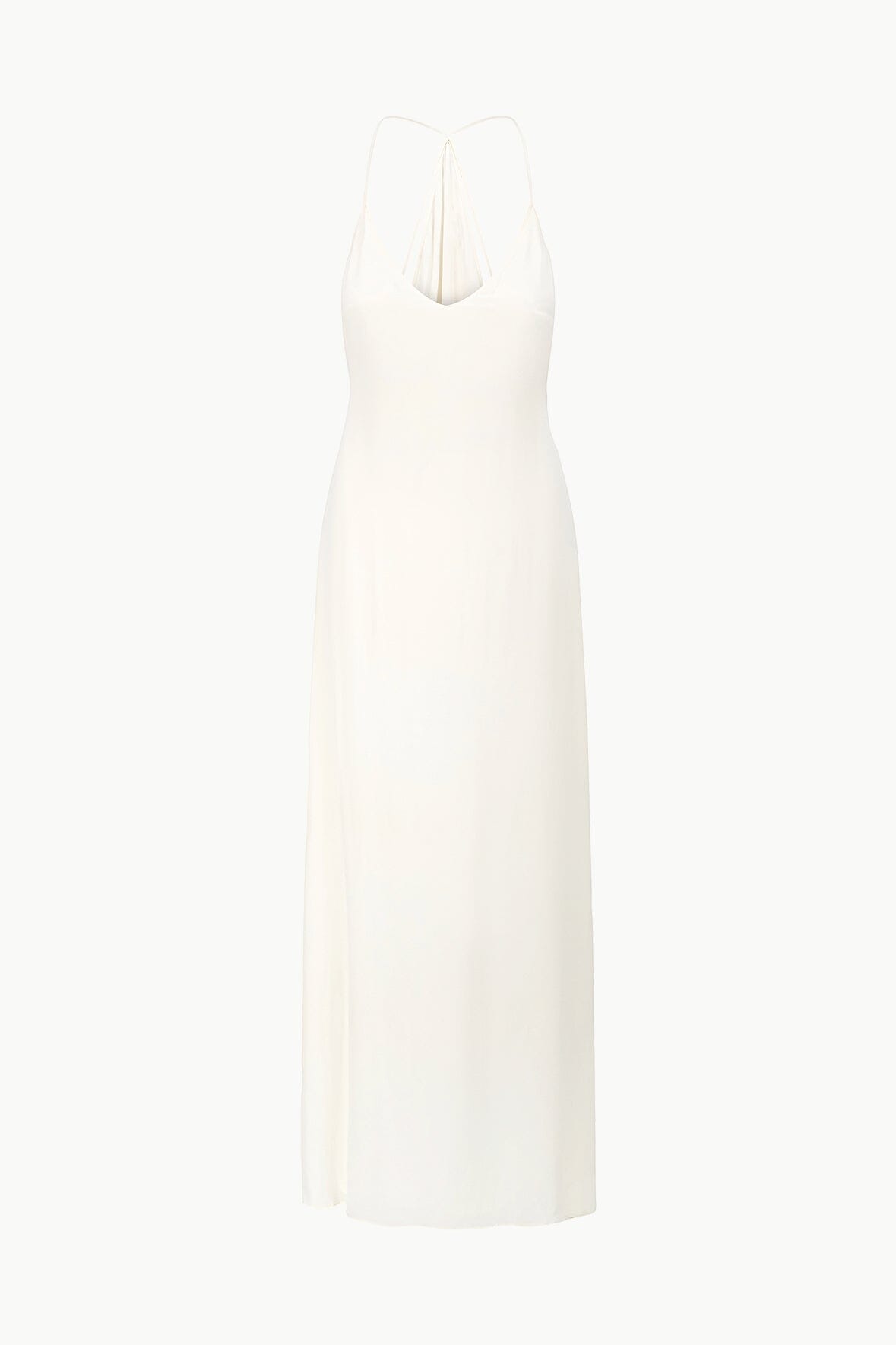 STAUD, Machu Silk Dress in Ivory, Size XS STAUD, Machu Silk Dress in Ivory, Size XS
