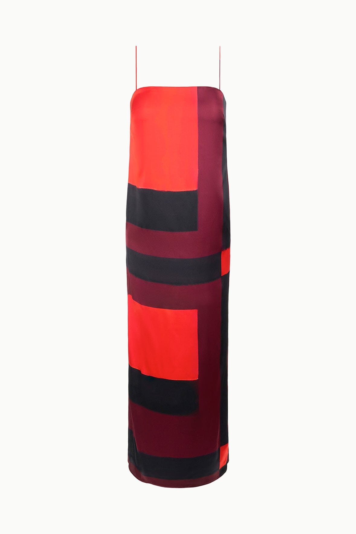 Image MAE SILK DRESS | RUBY PRISM 6 of 6 and Clicking this image will trigger a zoom pop-up