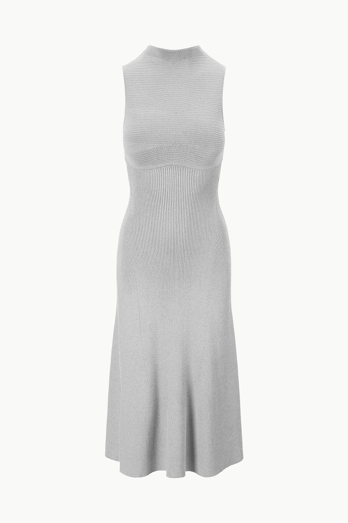 Image MALACHITE DRESS | SPECKLE GREY 3 of 3 and Clicking this image will trigger a zoom pop-up