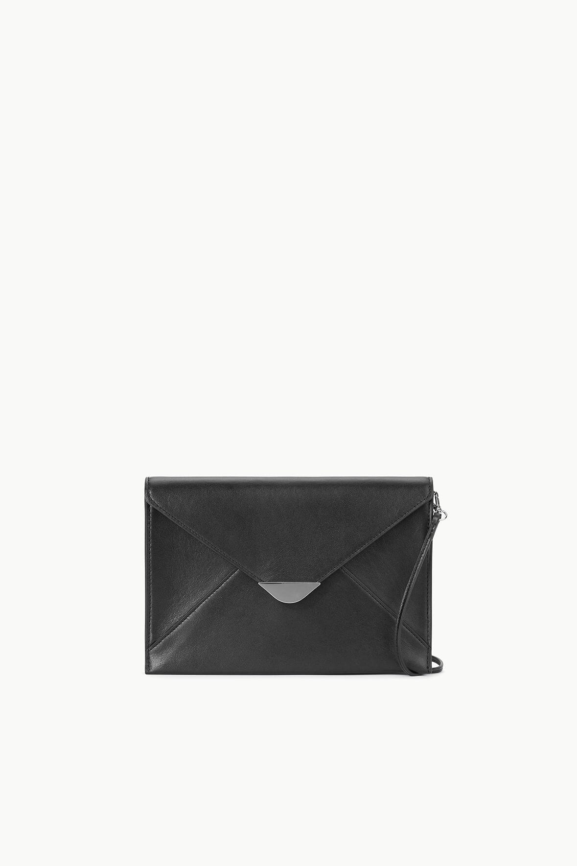 Image MARCELLA CLUTCH | BLACK 1 of 7 and Clicking this image will trigger a zoom pop-up