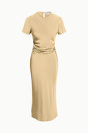 Image MARCEL SILK DRESS | ANTIQUE 6 of 6