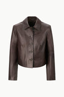 Image LEATHER MARINO JACKET | TIRAMISU 6 of 6