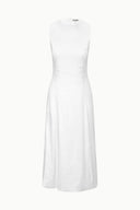 Image MARTINE LINEN DRESS | WHITE 5 of 5