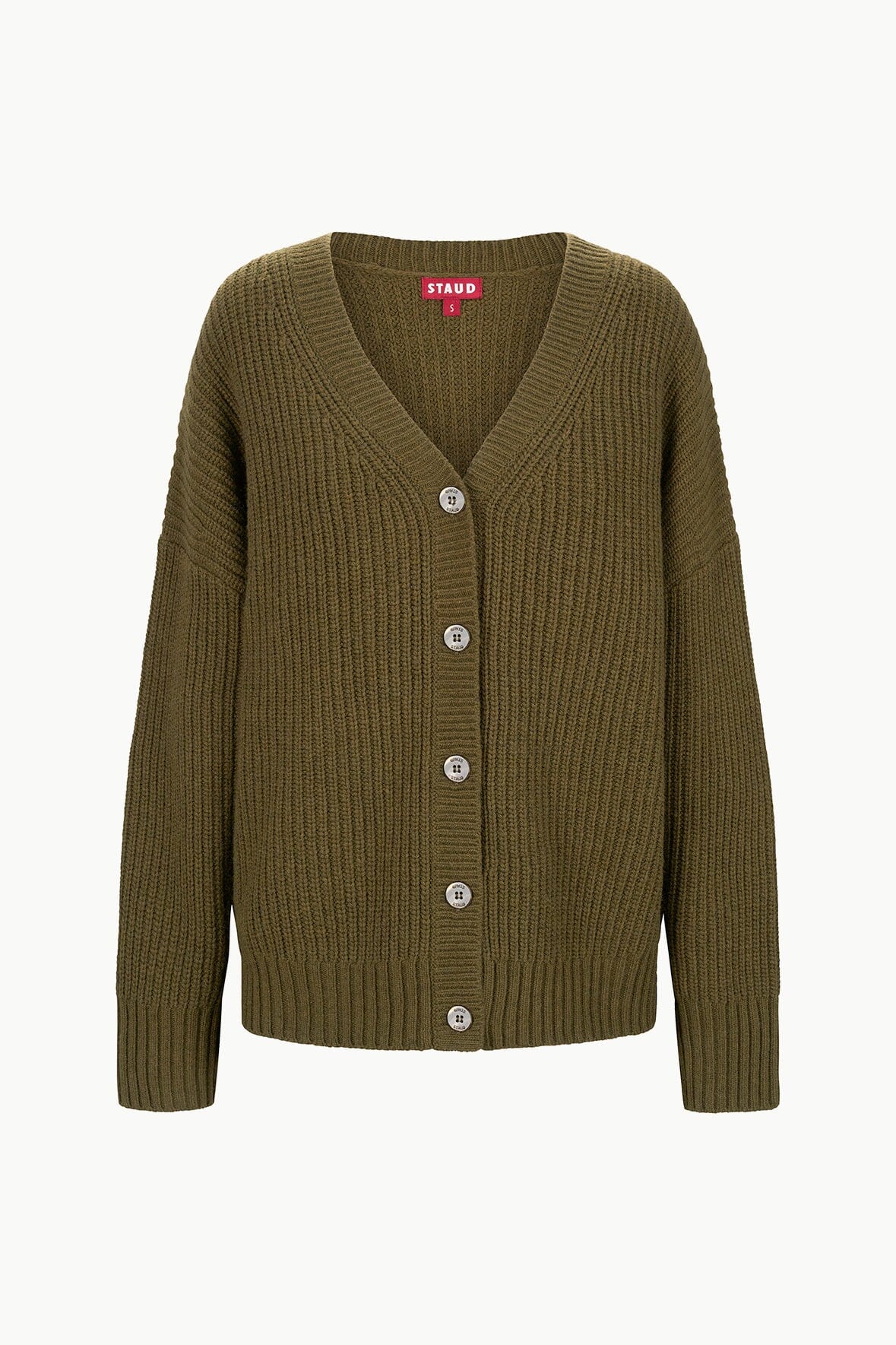 Image MATILDA CARDIGAN | SERGEANT GREEN 6 of 6 and Clicking this image will trigger a zoom pop-up