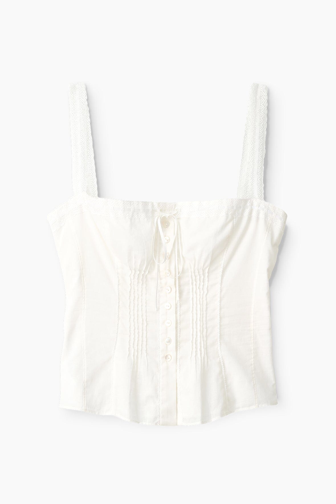 Image MATILDE TOP | WHITE 6 of 6 and Clicking this image will trigger a zoom pop-up