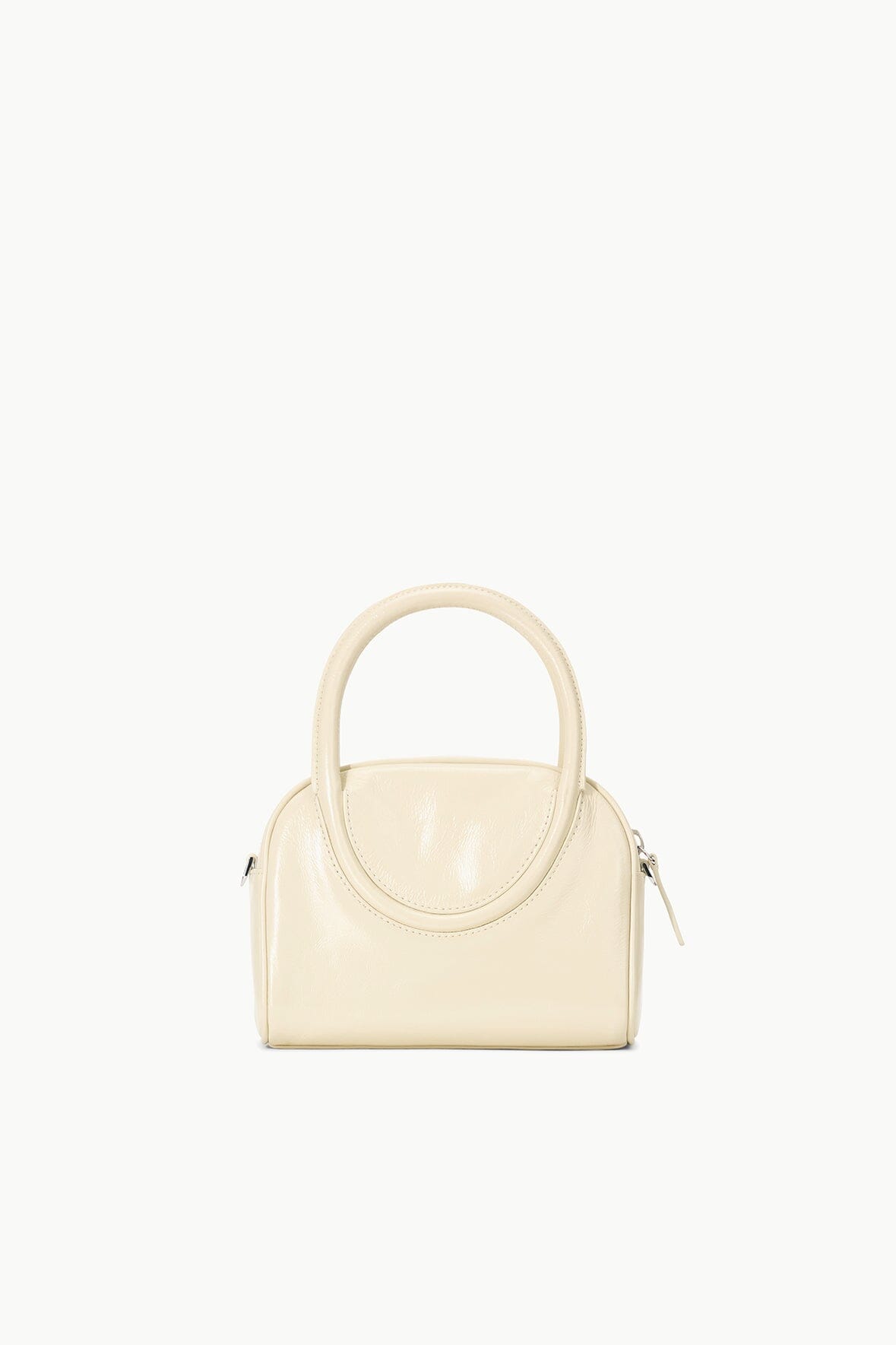 Image MAUDE MINI BOWLER BAG | CREAM 3 of 7 and Clicking this image will trigger a zoom pop-up