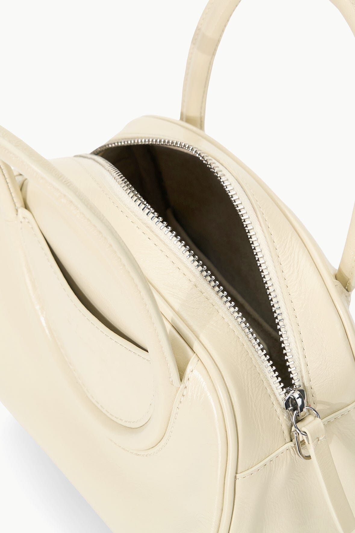 Image MAUDE MINI BOWLER BAG | CREAM 7 of 7 and Clicking this image will trigger a zoom pop-up