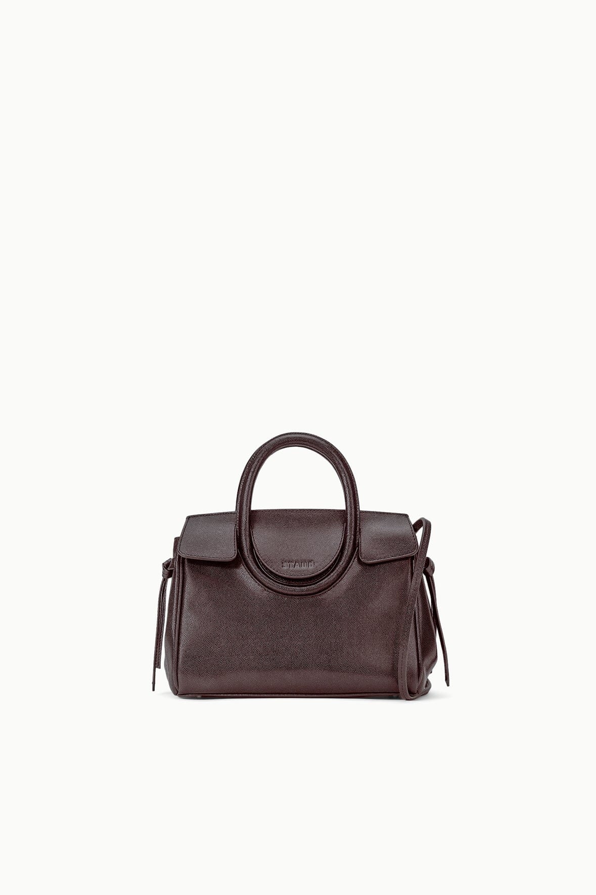 Home / Brown Clothing, Footwear & Accessories /MAUDE MINI CARRYALL { "@context": "https://schema.org", "@type": "BreadcrumbList", "itemListElement": [{ "@type": "ListItem", "position": 1, "name": "Home" ,"item": "https:\/\/staud.clothing\/" },{ "@type": "L