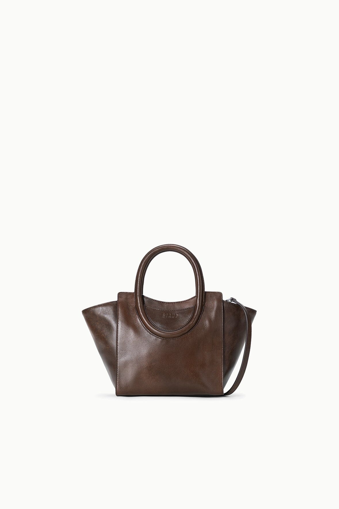 MAUDE MINI TOTE ESPRESSO DISTRESSED