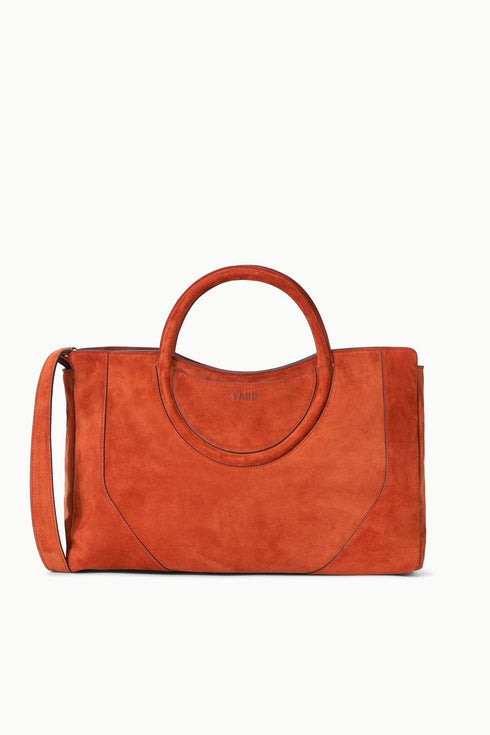 Go to MAUDE SATCHEL AUBURN SUEDE view 1