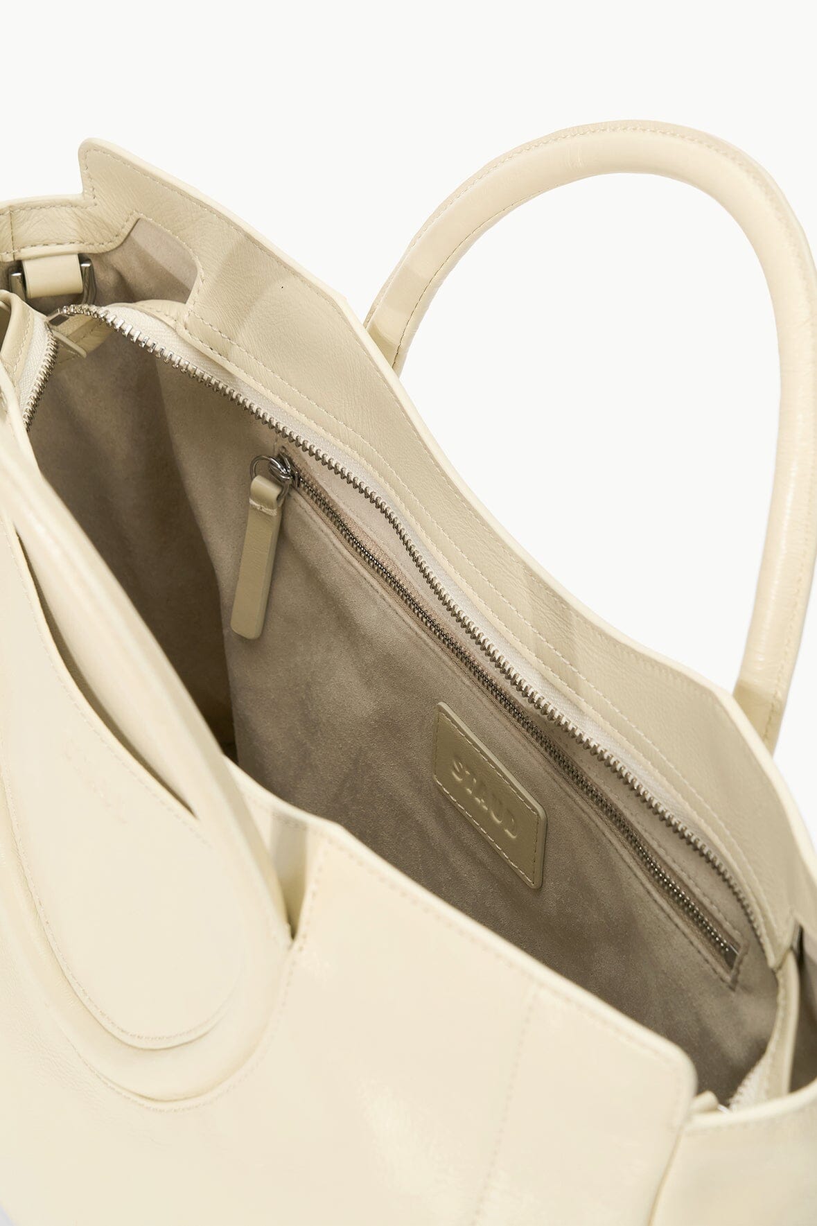 Image MAUDE SATCHEL | CREAM 7 of 7 and Clicking this image will trigger a zoom pop-up