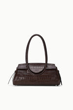 MAUDE SHOULDER BAG | ESPRESSO CROCO