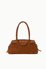MAUDE SHOULDER BAG | TABAC SUEDE