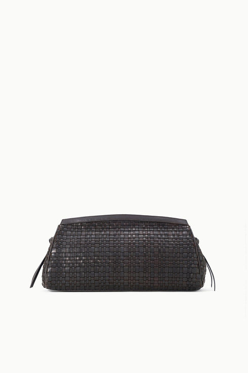 Go to MAUDE SOFT CLUTCH ESPRESSO WOVEN view 1