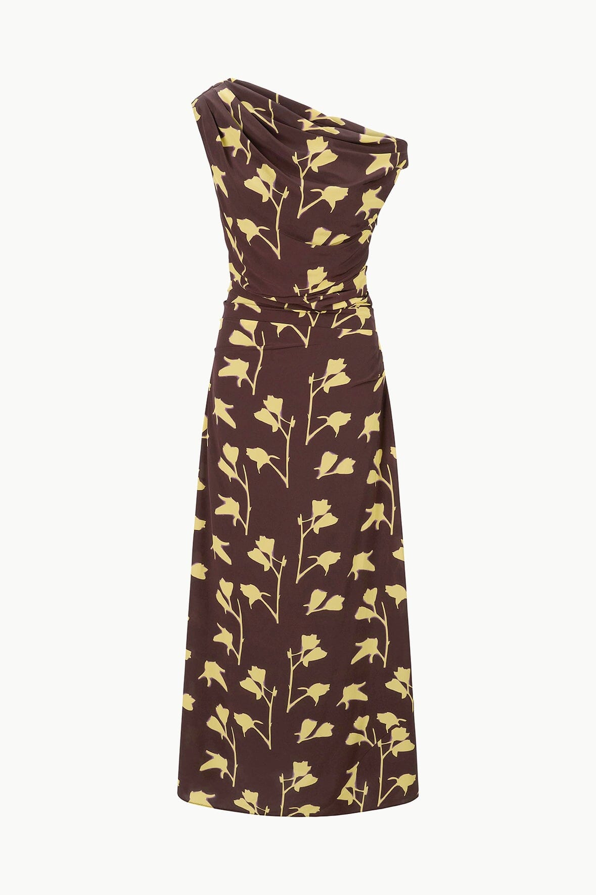 Image MAXI PHARE DRESS | EARTH PRESSED FLORAL 5 of 5 and Clicking this image will trigger a zoom pop-up